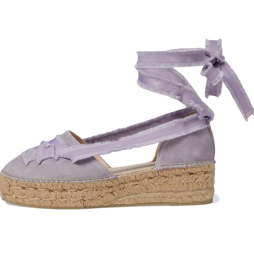 FREE PEOPLE Destino Suede Lace-up Espadrilles - Picture 11 of 12